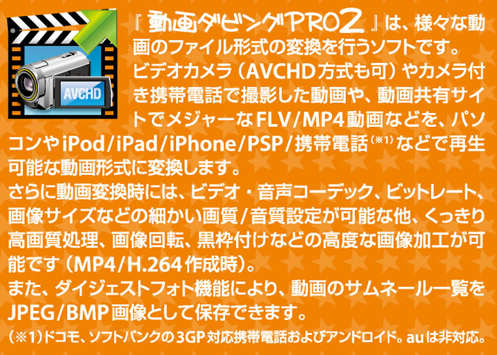 動画ダビングPRO2とは？