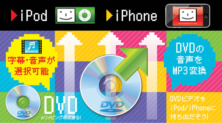 DVDダビング for iPod